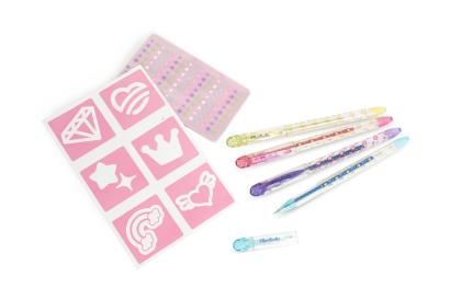 Set tatuaje temporare pentru copii Martinelia cu 4 markere si sabloane