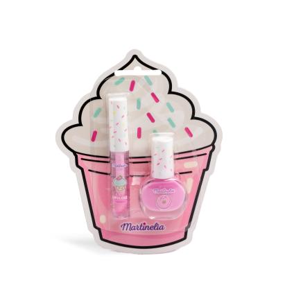 Set cosmetic pentru copii Martinelia Yummy cu lac de unghii și luciu de buze