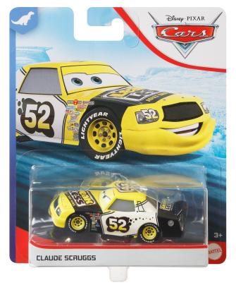 Masinuta metalica Cars 3 Claude Scruggs, scara 1:55, Mattel