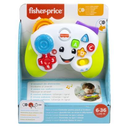 Controller interactiv Fisher-Price in limba romana pentru bebelusi 6+ luni