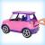 Masina Barbie 2 in 1 cu scena muzicala si accesorii Big City Dreams