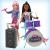 Masina Barbie 2 in 1 cu scena muzicala si accesorii Big City Dreams