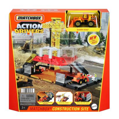 Set de joacă Matchbox Action Drivers Șantier cu vehicul inclus
