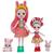 Set papusi Enchantimals Bree Bunny si Bedelia Bunny cu animalute