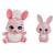 Set papusi Enchantimals Bree Bunny si Bedelia Bunny cu animalute