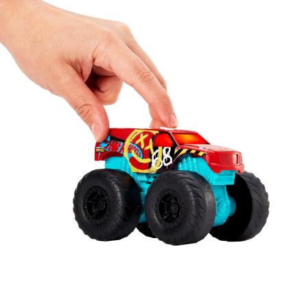 Hot Wheels Monster Truck Demo Derby cu lumini si sunete, scara 1:43