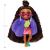 Papusa Barbie Extra Minis bruneta articulata, cu tinuta extravaganta