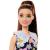 Papusa Barbie Fashionistas Satena cu rochie florală și adidași roz