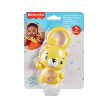Jucărie zornăitoare leopard Fisher-Price pentru bebeluși 3+ luni