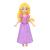 Papusa mini Rapunzel Disney Princess 9 cm, figurina articulata Mattel