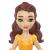 Mini papusa Disney Princess Belle 9 cm, articulata, Mattel