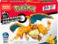 Set constructie Pokemon Mega Construx Charizard articulat, 222 piese