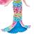 Papusa Enchantimals Radia Rainbow Fish cu animalutul Flo