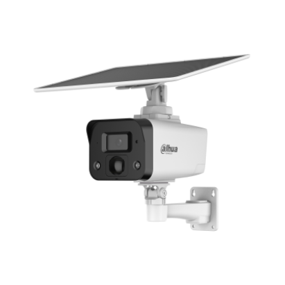 Camera IP 4G Dahua cu panou solar, 4MP, Microfon, Difuzor, Dual Light, Lentila 3.6mm,baterie 64 Wh, PIR, AOV  - IPC-HFW2441DG-4G-SP-B-0360B-MAX SafetyGuard Surveillance