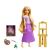 Papusa Disney Princess Rapunzel pictorita cu accesorii creative