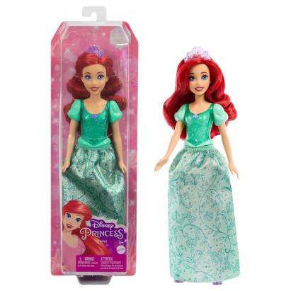 Papusa Disney Princess Ariel Mattel cu rochie stralucitoare si accesorii