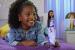Papusa Disney Wish Asha Mattel, rochie mov, 32,5 cm, 3 ani+