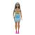 PAPUSA BARBIE FASHIONISTA CU PAR ALBASTRU PLATINAT SI TOP SPORT
