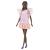 PAPUSA BARBIE FASHIONISTA  AFRO-AMERICANA CU ROCHIE PEACH