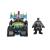 FISHER PRICE IMAGINEXT DC SUPER FRIENDS VEHICUL CU FIGURINA BATMAN CU COSTUM GRI
