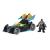 FISHER PRICE IMAGINEXT DC SUPER FRIENDS VEHICUL CU FIGURINA BATMAN CU COSTUM GRI