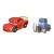 Set 2 masinute metalice Cars 3 Fulger McQueen si Pitstoposaurus Mattel