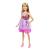 Păpușă Barbie blondă articulată 61 cm cu rochie roz și accesorii