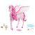 Pegasus Barbie A Touch of Magic cu lumini, sunete si 10 accesorii