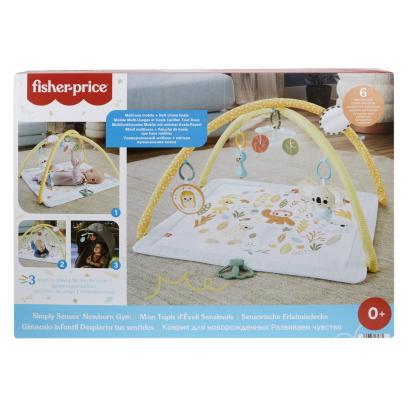 Salteluță de activități Fisher-Price pentru bebeluși 0+ cu 6 jucării