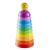 Piramida cupe Fisher-Price, 10 piese colorate, jucarie bebe 6 luni+