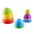 Piramida cupe Fisher-Price, 10 piese colorate, jucarie bebe 6 luni+