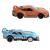 Set 2 mașinuțe metalice Hot Wheels Pull Back GT-Scorcher și Porsche 911 GT3 1:43