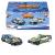 Set 2 mașinuțe metalice Hot Wheels Pull Back Muscle and Blown & Alpha Pursuit 1:43