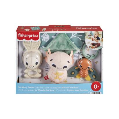 Set 4 jucarii senzoriale pentru bebelusi 0+ Fisher-Price
