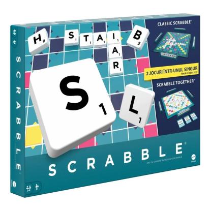 Joc Scrabble clasic în limba română, 2 moduri de joc, 2-4 jucători