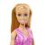 Papusa Barbie Made to Move blonda cu top roz si 22 articulatii