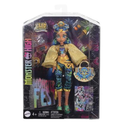 Papusa Monster High Cleo de Nile Monster Fest cu accesorii glam