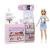 Papusa Barbie Cafenea cu accesorii, set de joaca Coffee Shop, 10+ piese