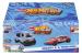Set 2 mașinuțe metalice Hot Wheels Pull Back Mighty K și Twin Mill 1:43