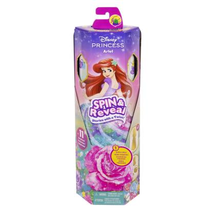 Papusa Ariel Disney Princess Spin and Reveal cu 11 surprize