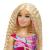 Păpușă Barbie Fashionistas cu păr blond ondulat și rochie colorată