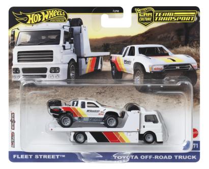 Hot Wheels Fleet Street cu Toyota Off-Road Truck, scara 1:64