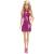 Papusa Barbie Fashionistas blonda cu rochie roz metalica Mattel