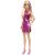 Papusa Barbie Fashionistas blonda cu rochie roz metalica Mattel