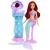 Papusa Ariel Disney Princess cu masuta de machiaj si 5 surprize