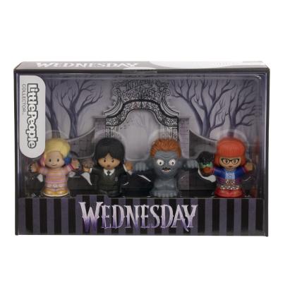 Set 4 figurine Wednesday Little People Collector pentru colectionari