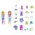 Set Polly Pocket cu 2 păpuși, cățeluș și 27 accesorii de modă