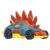 Hot Wheels Monster Trucks Motosaurus cu masinuta metalica bonus