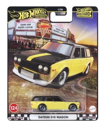 Masinuta metalica Hot Wheels Premium Boulevard Datsun 510 Wagon 1:64