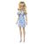 Papusa Barbie Fashionistas blonda cu rochie albastra cu fundite